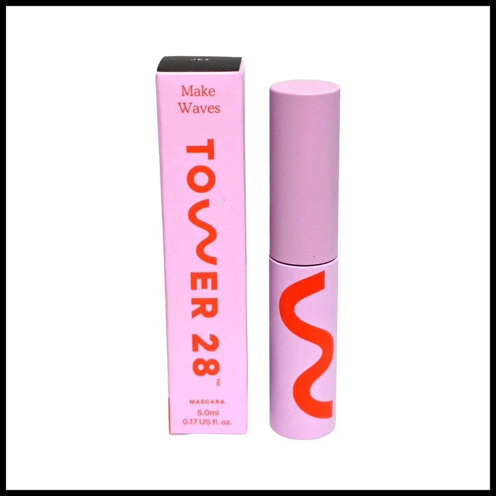 Tower 28 MakeWaves Mascara Jet Black 5ml 0.17oz New in Box